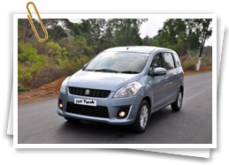 Maruti Ertiga, Car Rentals India